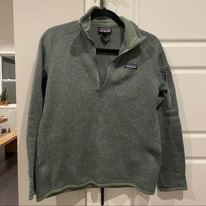 Patagonia Green Quarter Zip